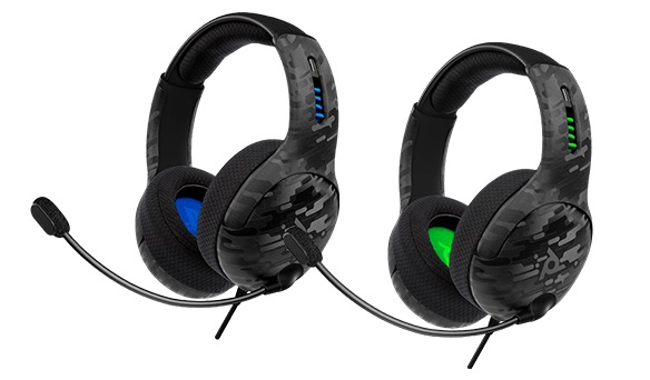 Playstation / Xbox PDP LVL 50 Wired Headset Black Camo