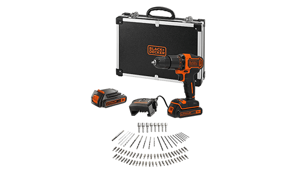 Black & Decker Hammer Drill Kit With Accessories