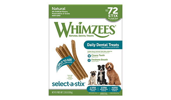 Whimzees Daily Dental Treats 72 count