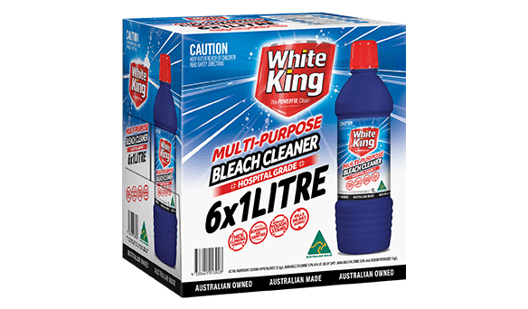 White King Bleach Cleaner 6 x 1L