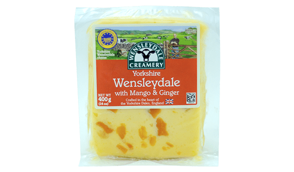 Wensleydale Creamery Wensleydale Mango & Ginger 400g