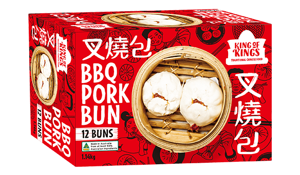 King of Kings BBQ Pork Buns 12 pack