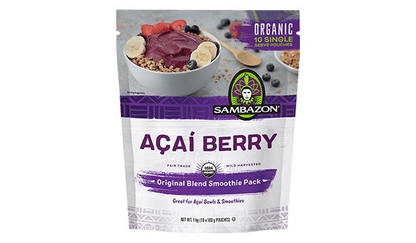 Sambazon Acai Berry Smoothie 10 x 100g