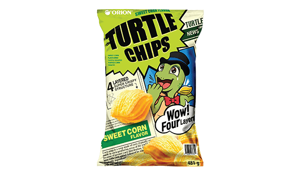 Orion Sweet Corn Turtle Chips 481g