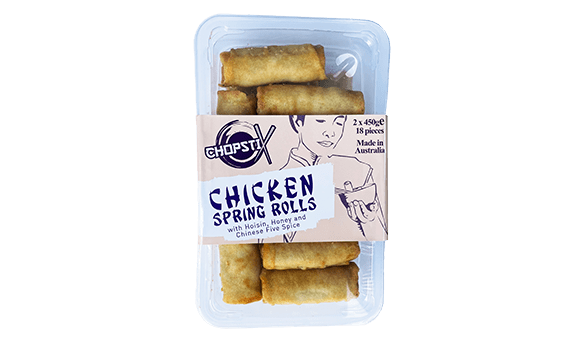 Chopstix Chicken Spring Rolls 2 x 450g