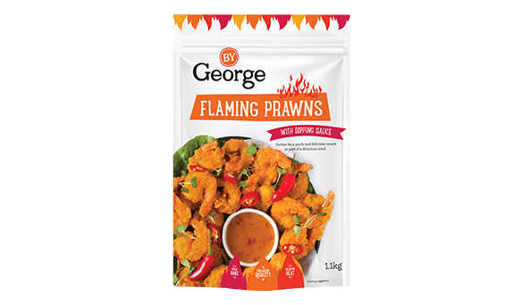 By George Flaming Prawns with Sauce 1.1kg