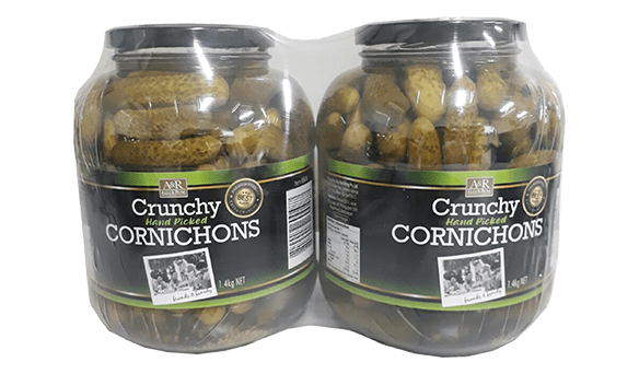 Alli & Rose Crunchy Cornichons 2 x 1.4kg