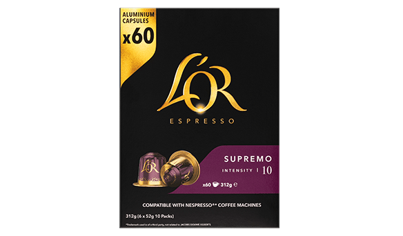 L'or Espresso Superiore Coffee Capsules 60 pack