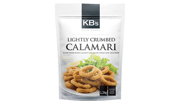 KB's Lightly Crumbed Calamari 1.2kg