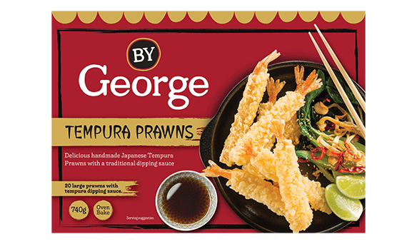 By George	Tempura Prawns With Sauce	740g