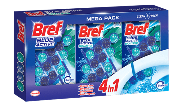 Bref Blue Active Eucalyptus 9 x 50g