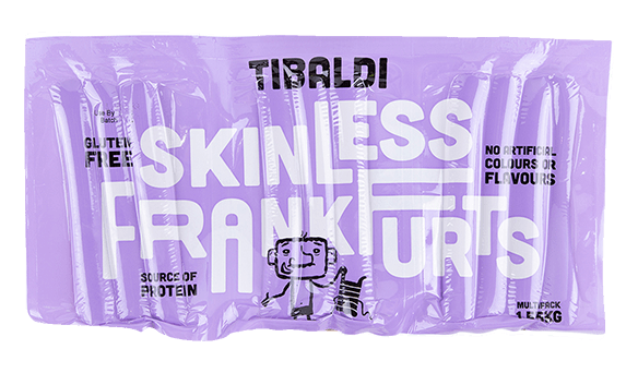 Tibaldi Skinless Frankfurts 1.55kg