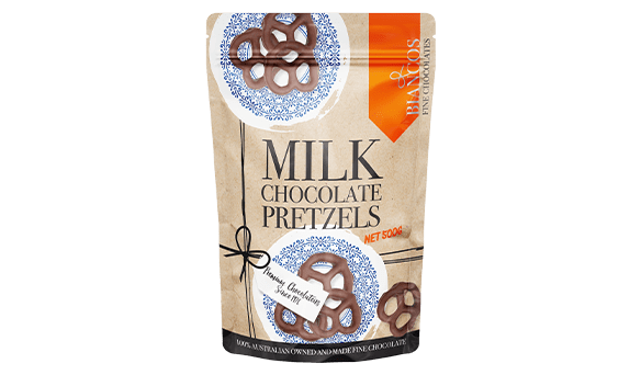 Biancos  Chocolate Pretzels  500g