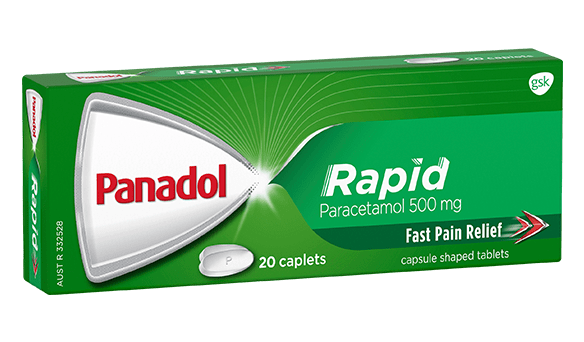 Panadol Rapid Caplets 20 count