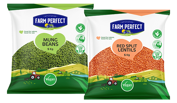 Farm Perfect Mung Beans Mung Beans and/or Red Split Lentils 5kg