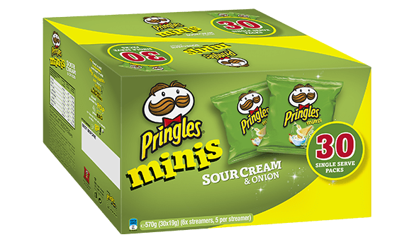 Pringles Minis Sour Cream & Onion   30 x 19g