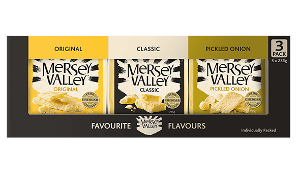 Mersey Valley Favourite Flavours  3 x 235g