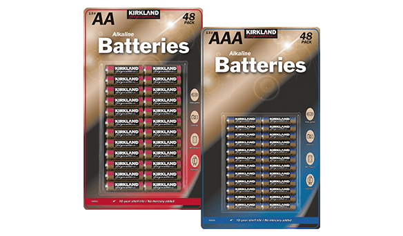 Kirkland Signature Batteries AA and/or AAA 48 pack