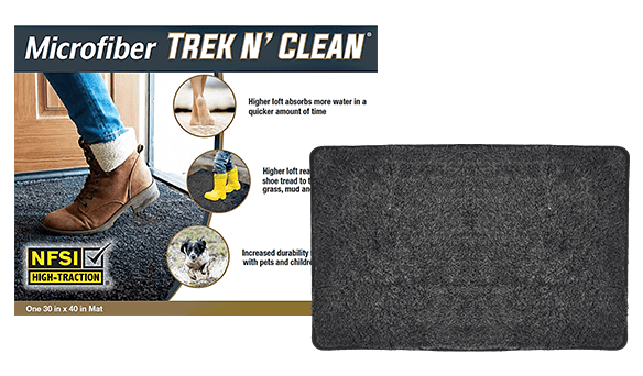 Trek N Clean Microfiber Mat  76cm x 101cm