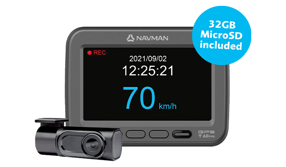 Navman Mivue Speedocam Front and Rear Bundle 