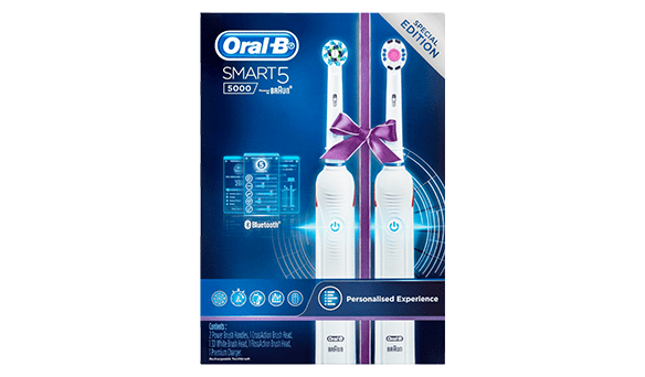 Oral B Smart 5 5000 Dual Handle Electric Toothbrush 