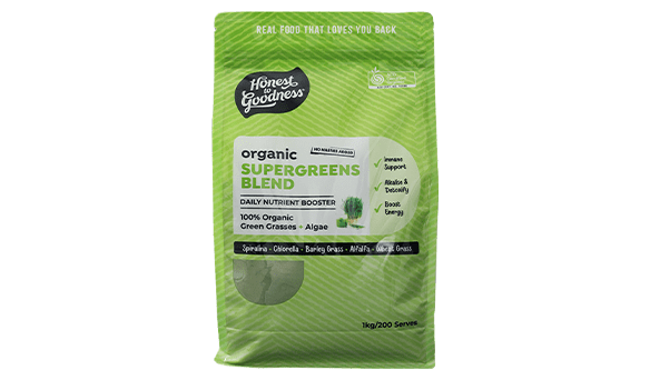 Honest To Goodness Organic Supergreens Blend Powder 1 kg