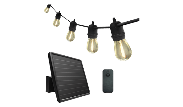 Costco solar outdoor string outlet lights