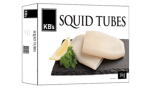 KB's Wild Caught Squid Tubes 2kg