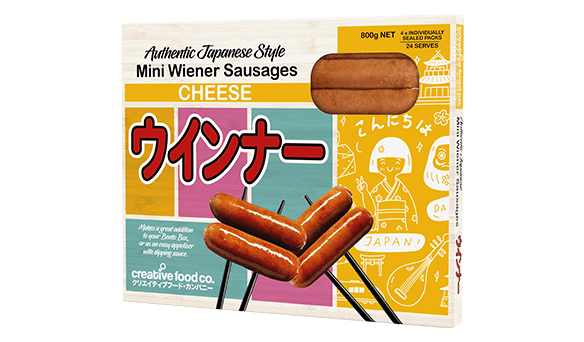 Creative Food Japanese Wiener with Cheese 800g