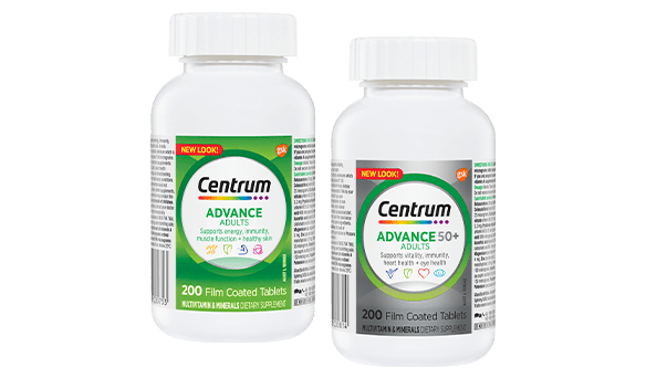 Centrum Advance and/or Advance 50+ Multivitamin 200 count