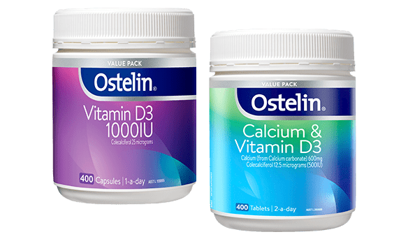 Ostelin Vitamin D3 1000IU and/or  Calcium + Vitamin D3 600mg 400 count