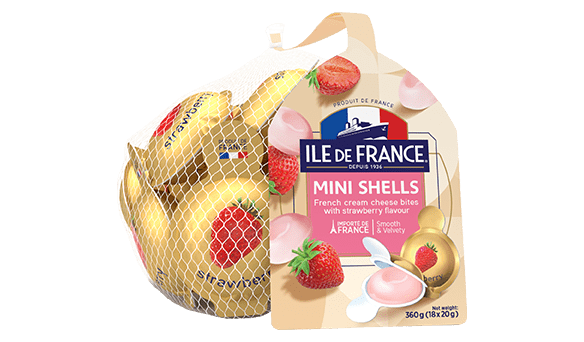 Ile De France Strawberry Mini Shells 18 x 20g