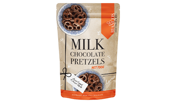 Biancos Chocolate Pretzels 700g