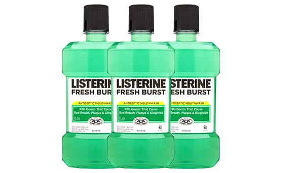 Listerine Freshburst Mouthwash 3 x 1L