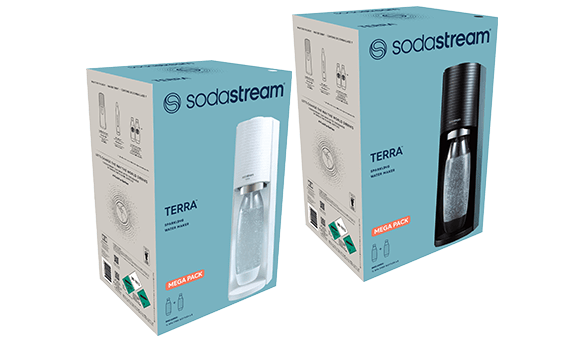 Sodastream Terra Sparkling Water Maker Value Pack