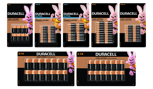 Duracell Selected Battery Packs