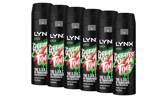 Lynx Deo Africa 6 x 200ml