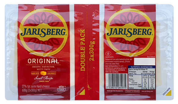 Jarlsberg Original Cheese Sliced 2 x 300g