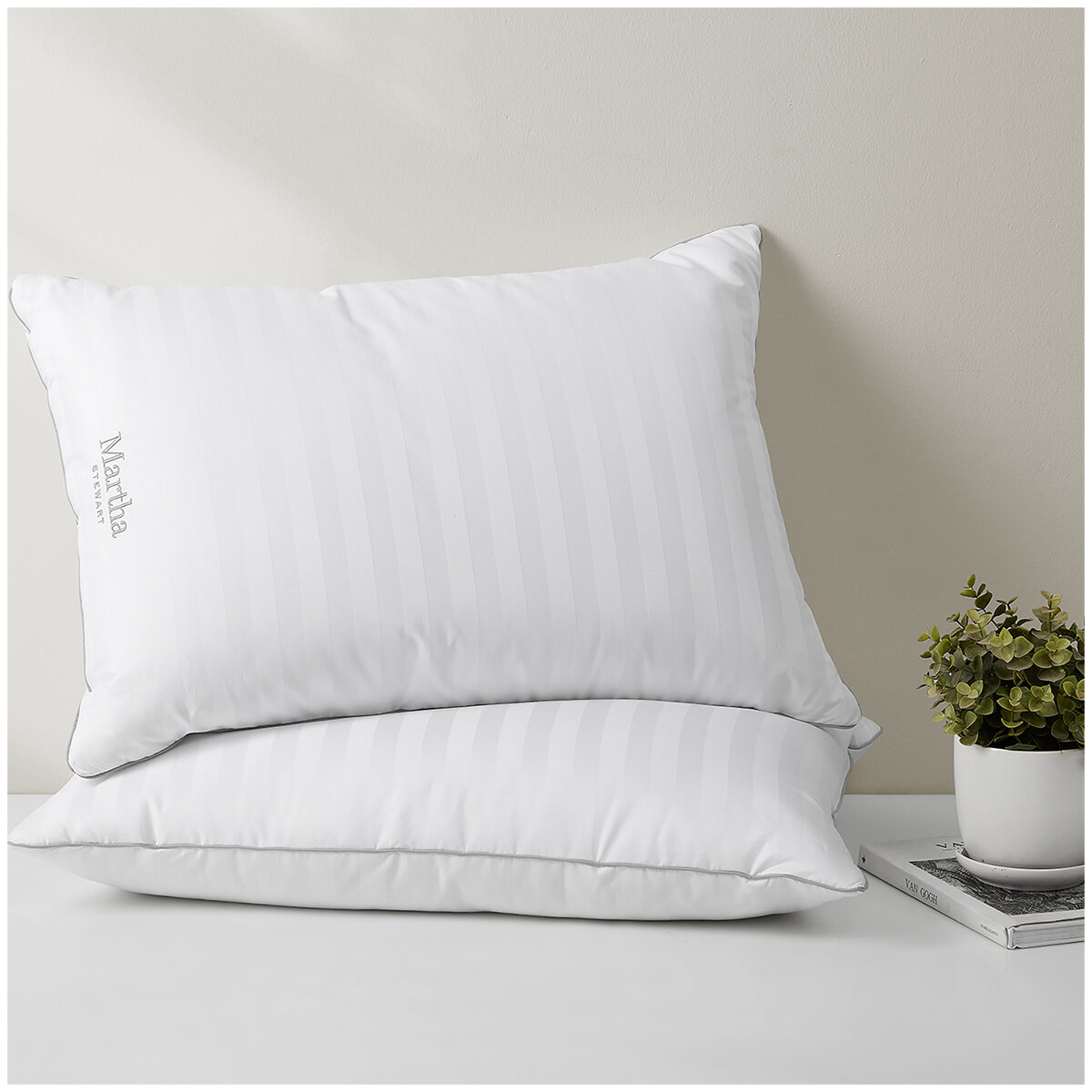 Martha Stewart Feather And Down Pillow 2 Pack