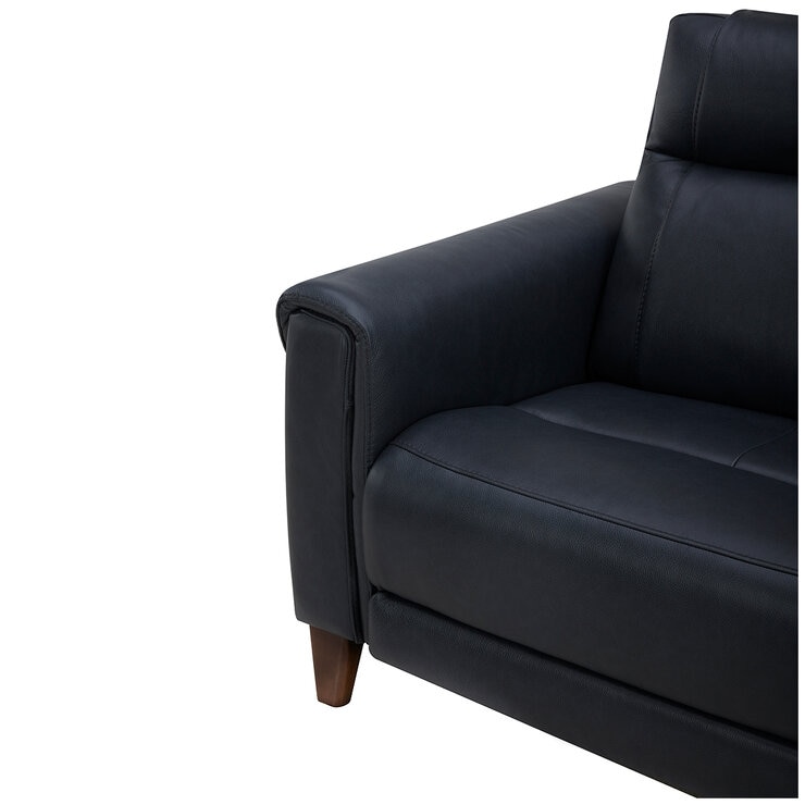 Aiden & Ivy Leather Power Reclining Sofa With Power Headrests Aiden & Ivy Leather Power Reclining Sofa With Power Headrests