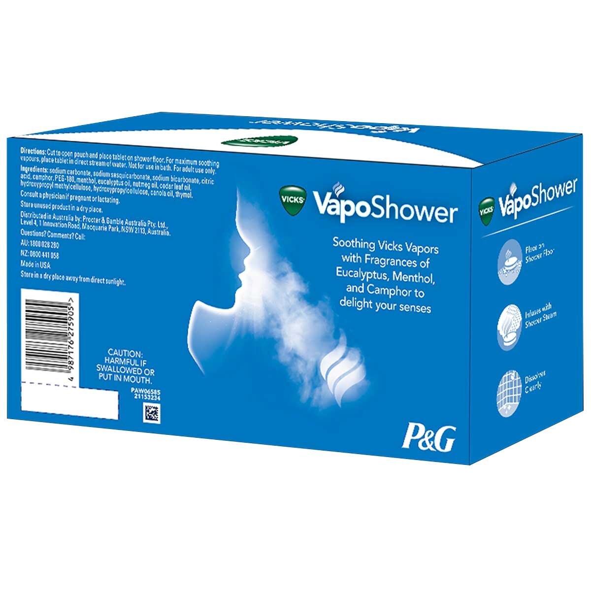 Vicks Vaposhower 3 x 5 Pack