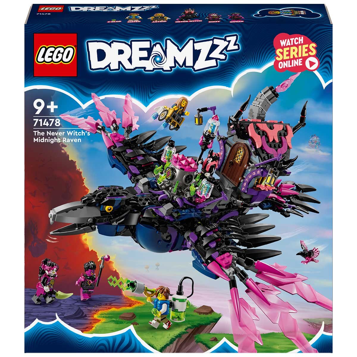 LEGO DREAMZzz The Never Witch’s Midnight Raven Toy 71478