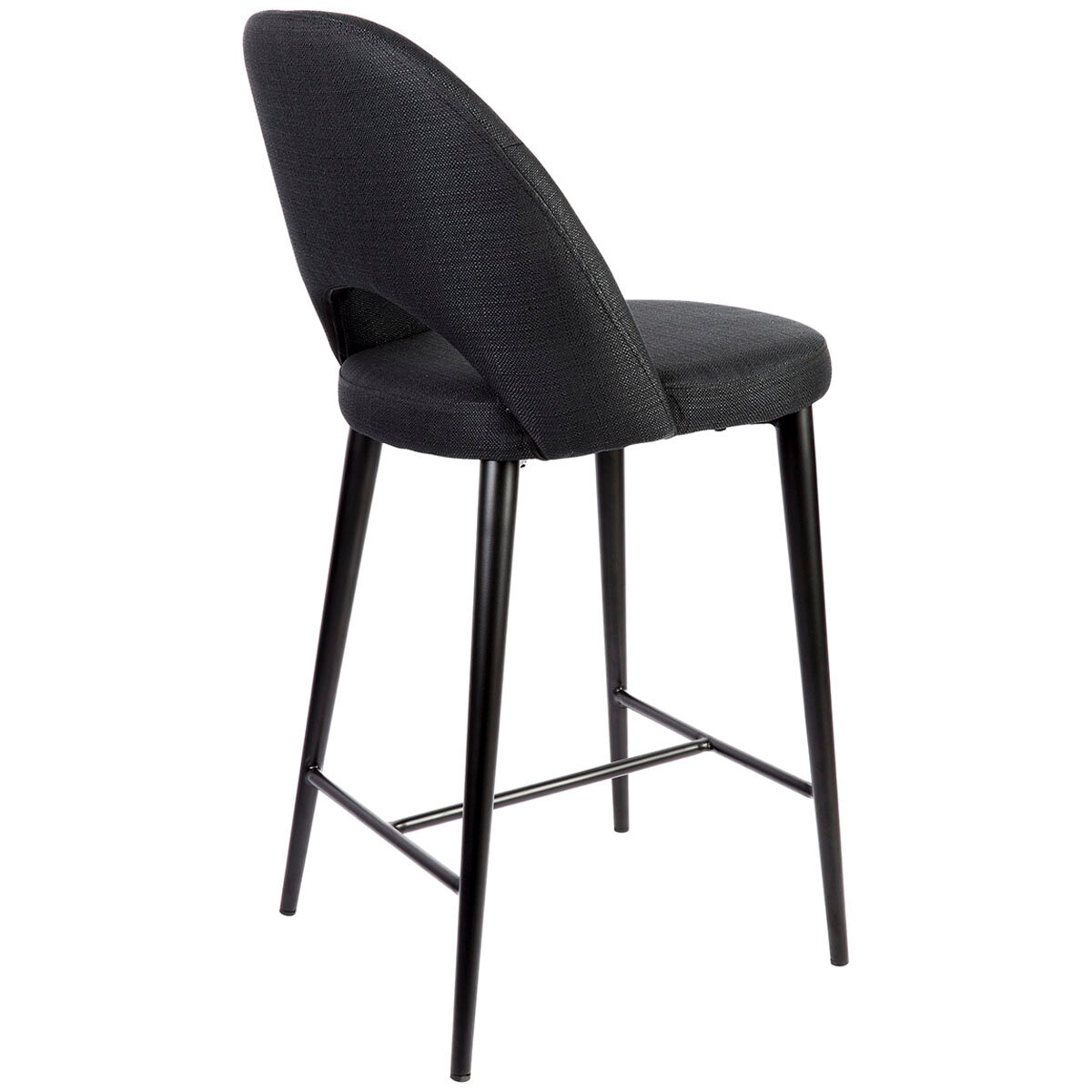 Cafe Lighting and Living Austin Kitchen Stool, Black/