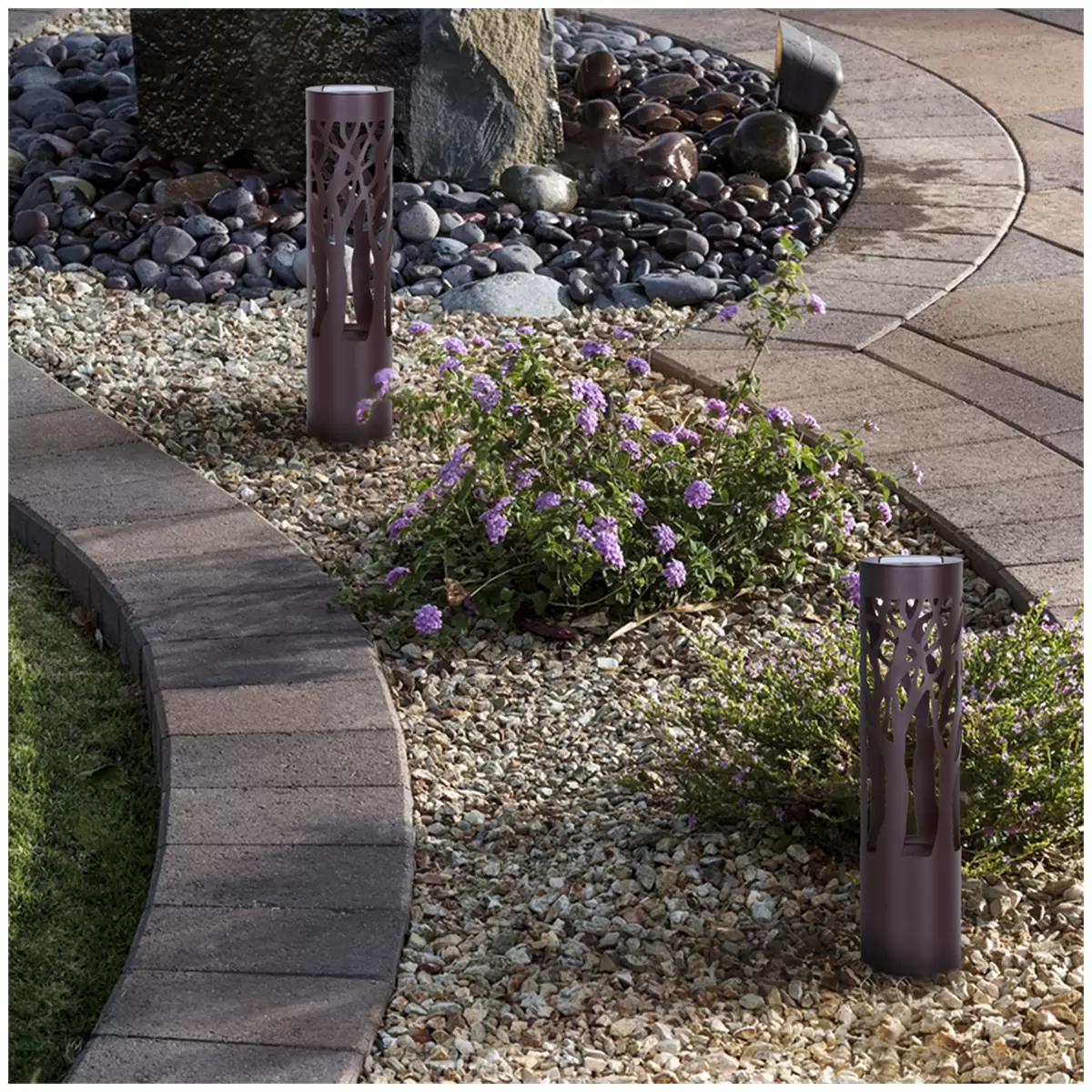 Tommy Bahama LED Solar Bollard Light 6 Pack