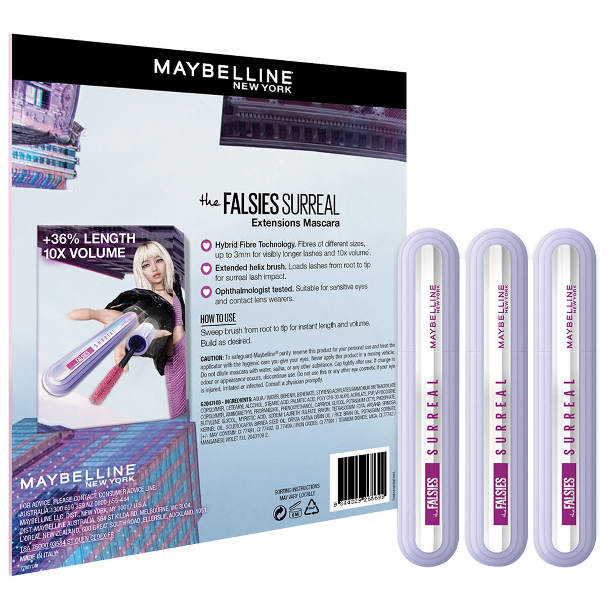 Maybelline Falsies Surreal Mascara 3 Pack Maybelline Falsies Surreal Mascara 3 Pack