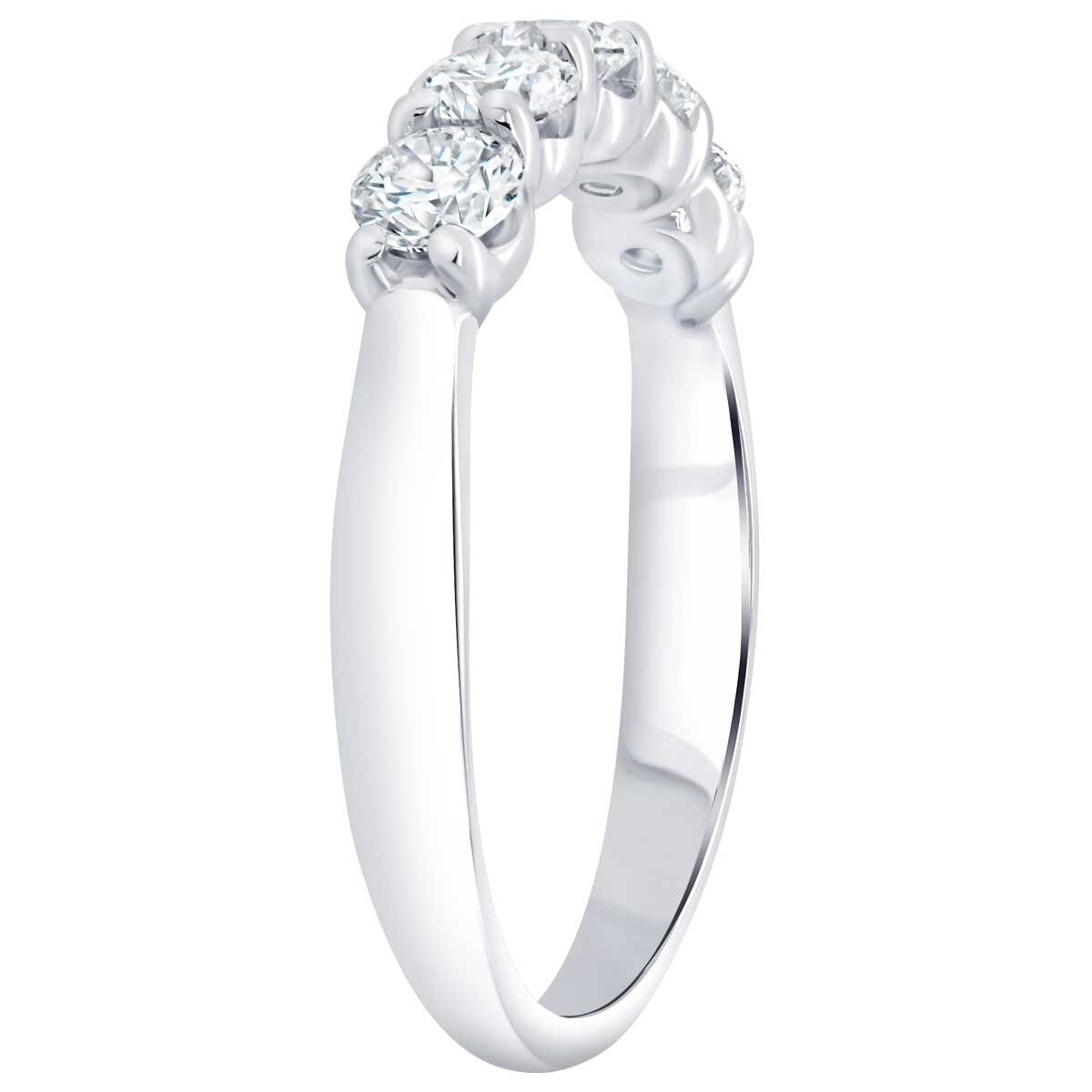 18KT White Gold 0.91ctw Diamond Ring