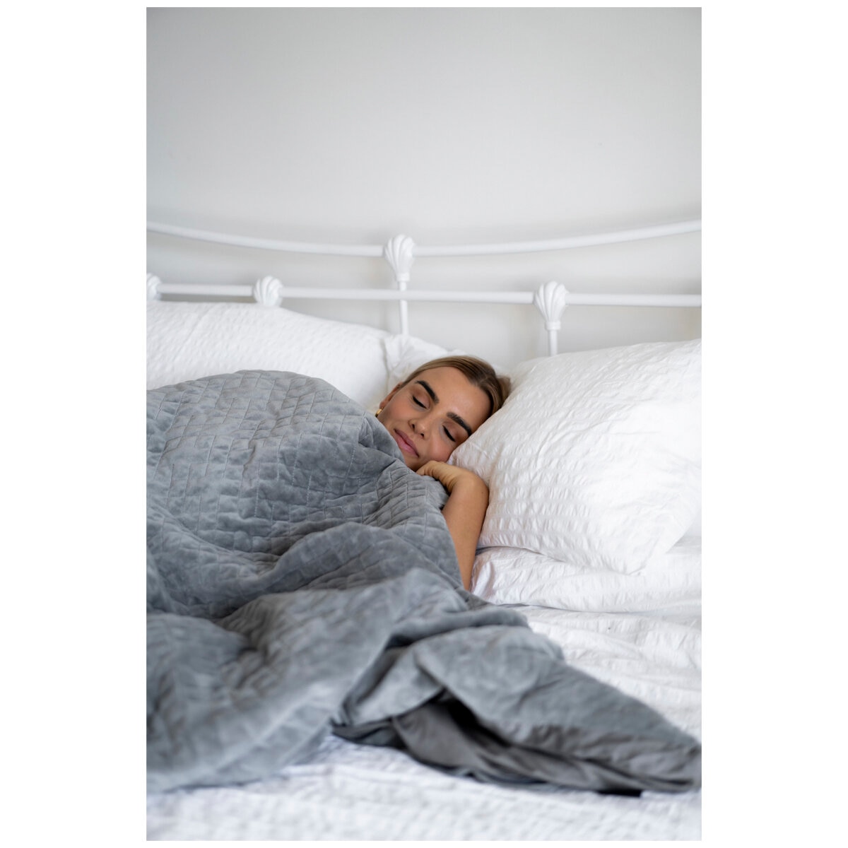 Therapy Super King Blanket with Cover Space Grey 14kg