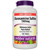 Webber Naturals Glucosamine Sulfate 1500mg 180 tabs