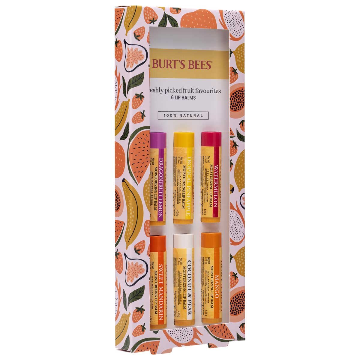 Burt's Bees Freshly Picked Favourites Lip Balm 6 Pack