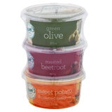 Yumi's Olive, Sweet Potato and Beetroot Dips 3x350g